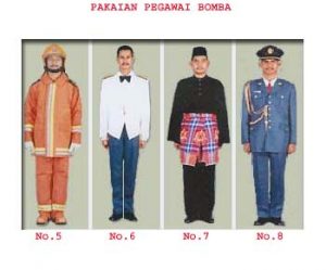 pakaian pegawai bomba1