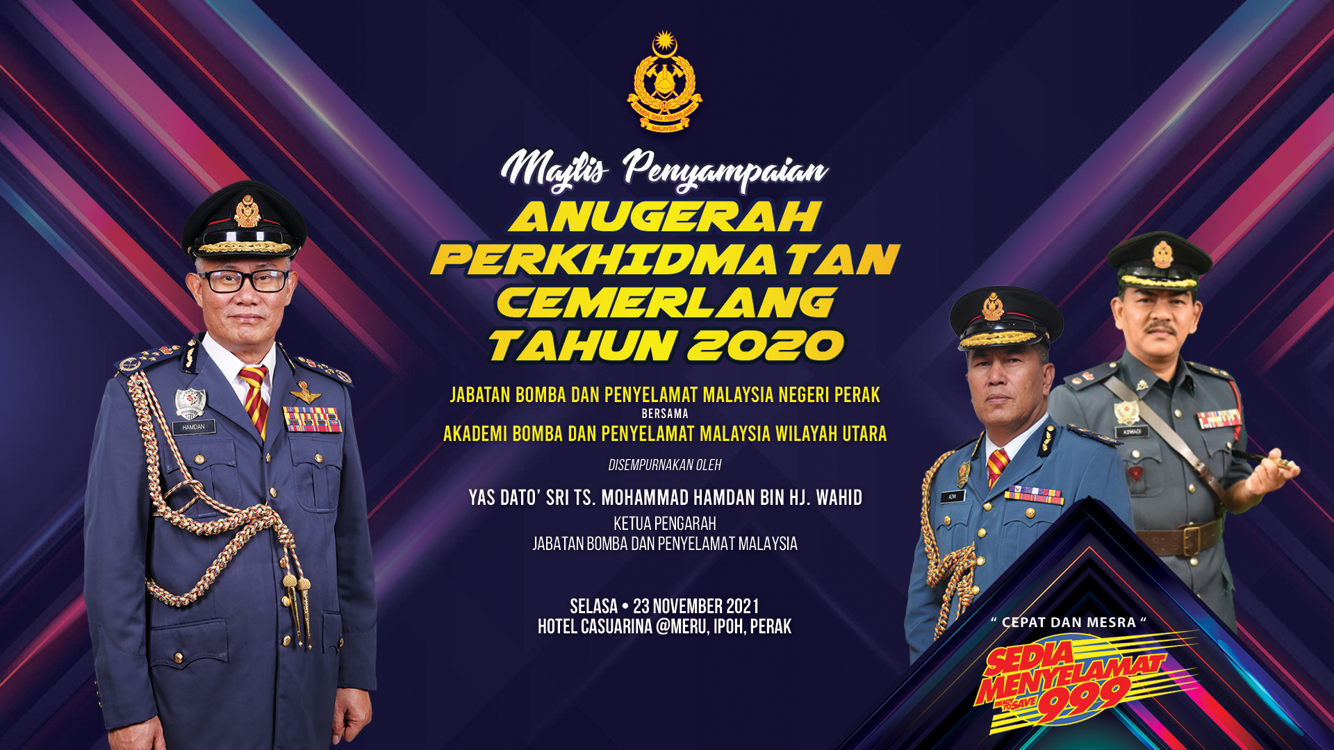 PROJEKTOR BOMBA PEKHIDMATAN CEMERLANG 2020