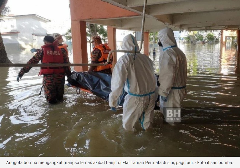 mangsa banjir taman pertama