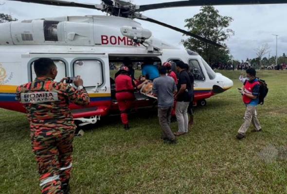 unit udara bomba bantu wanita orang asli hamil ke hospital