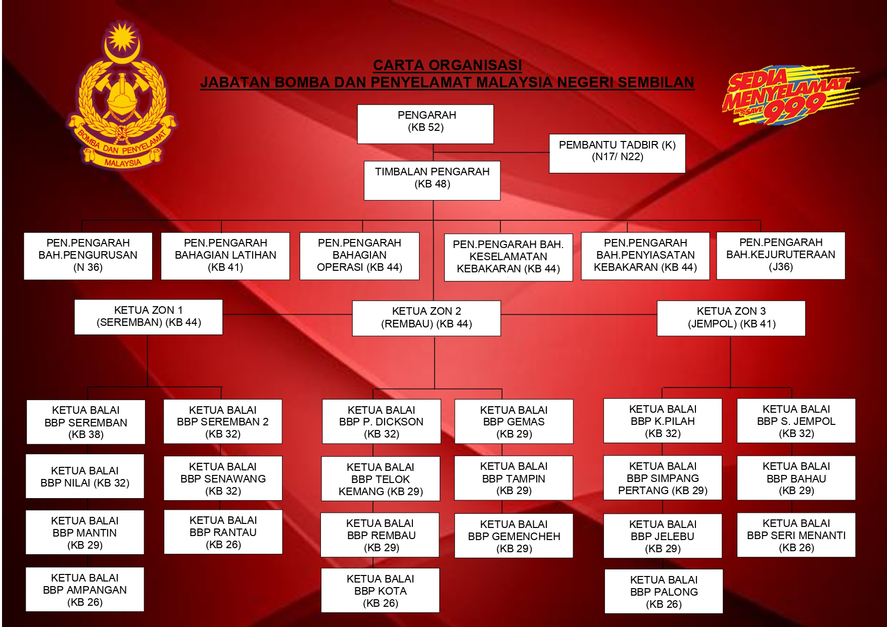 CARTA ORGANISASI JBPM NS