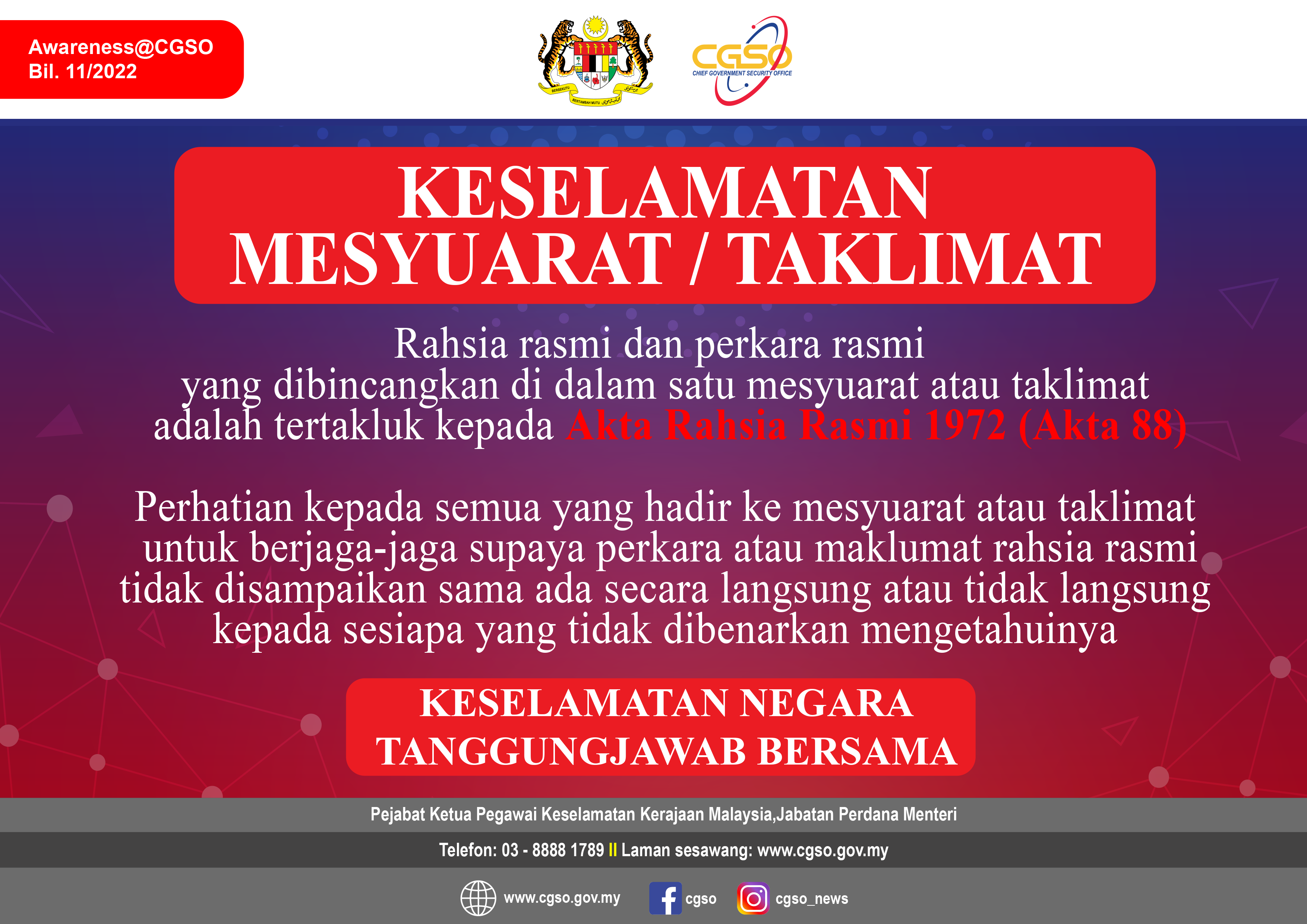 POSTER AWARENESS CGSO BIL 11 2022