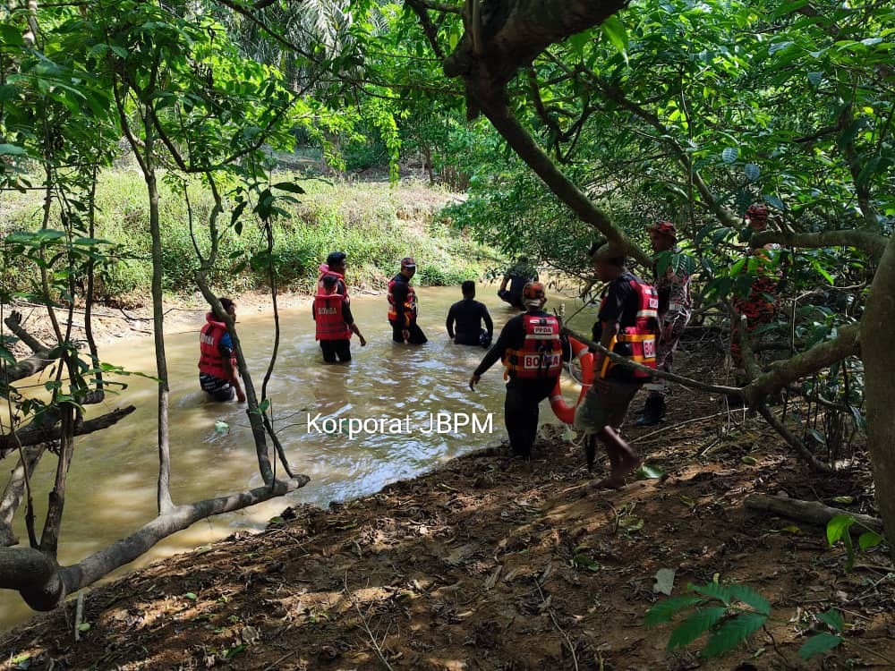 LELAKI HILANG DI SUNGAI SELAMAT DIJUMPAI