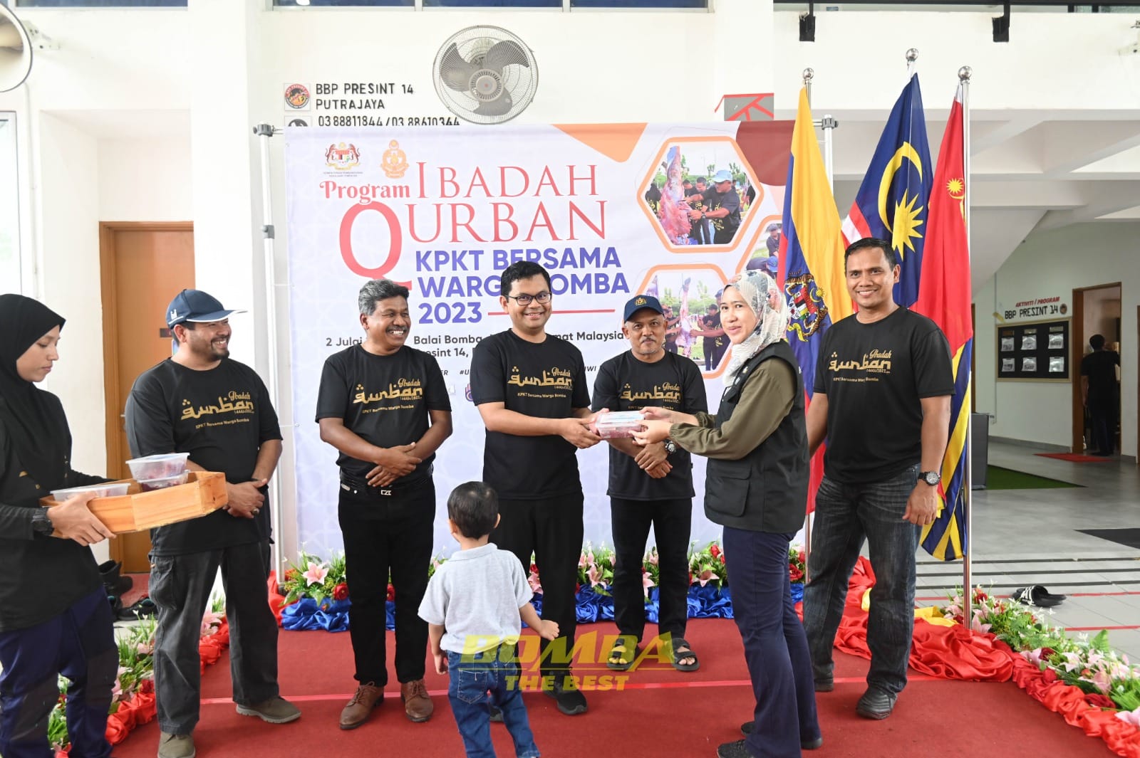 Program Ibadah Qurban KPKT bersama Warga Bomba Tahun 2023 M 1444 H