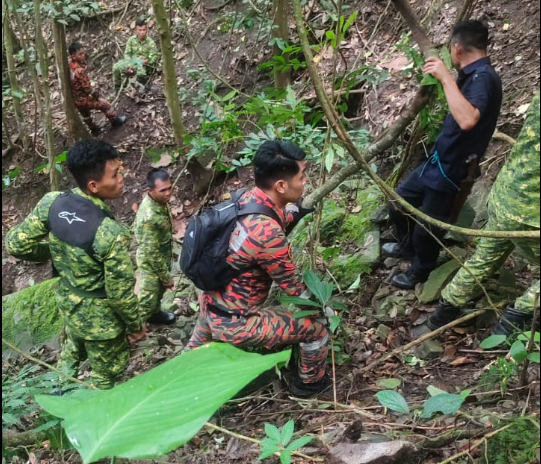 LELAKI HILANG DI KAWASAN HUTAN MOSUNG DITEMUI MAUT SELEPAS 2 HARI PENCARIAN