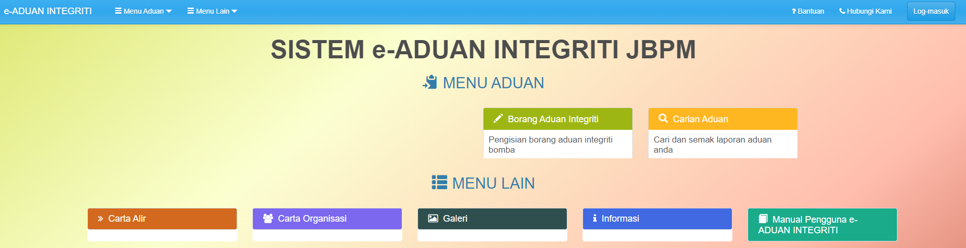 COMPLAINT SYSTEM SISTEM ADUAN