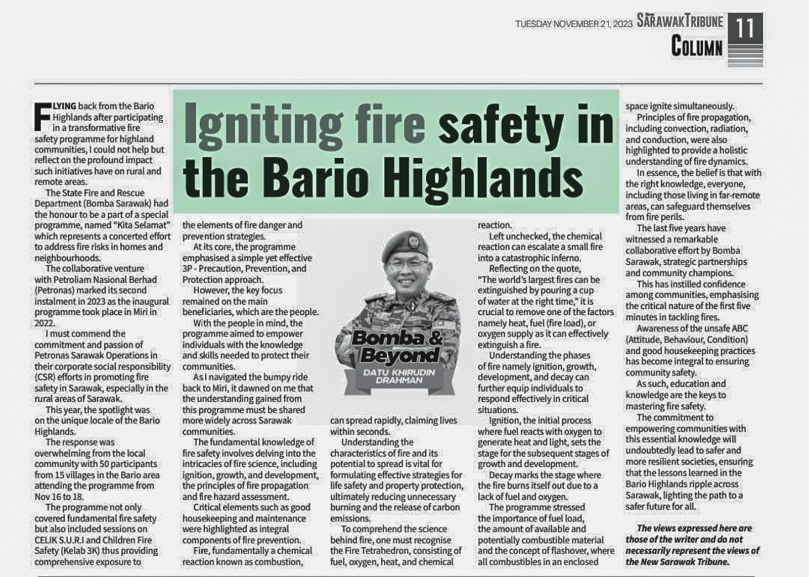 12. Igniting fire safety in the Bario Highlands