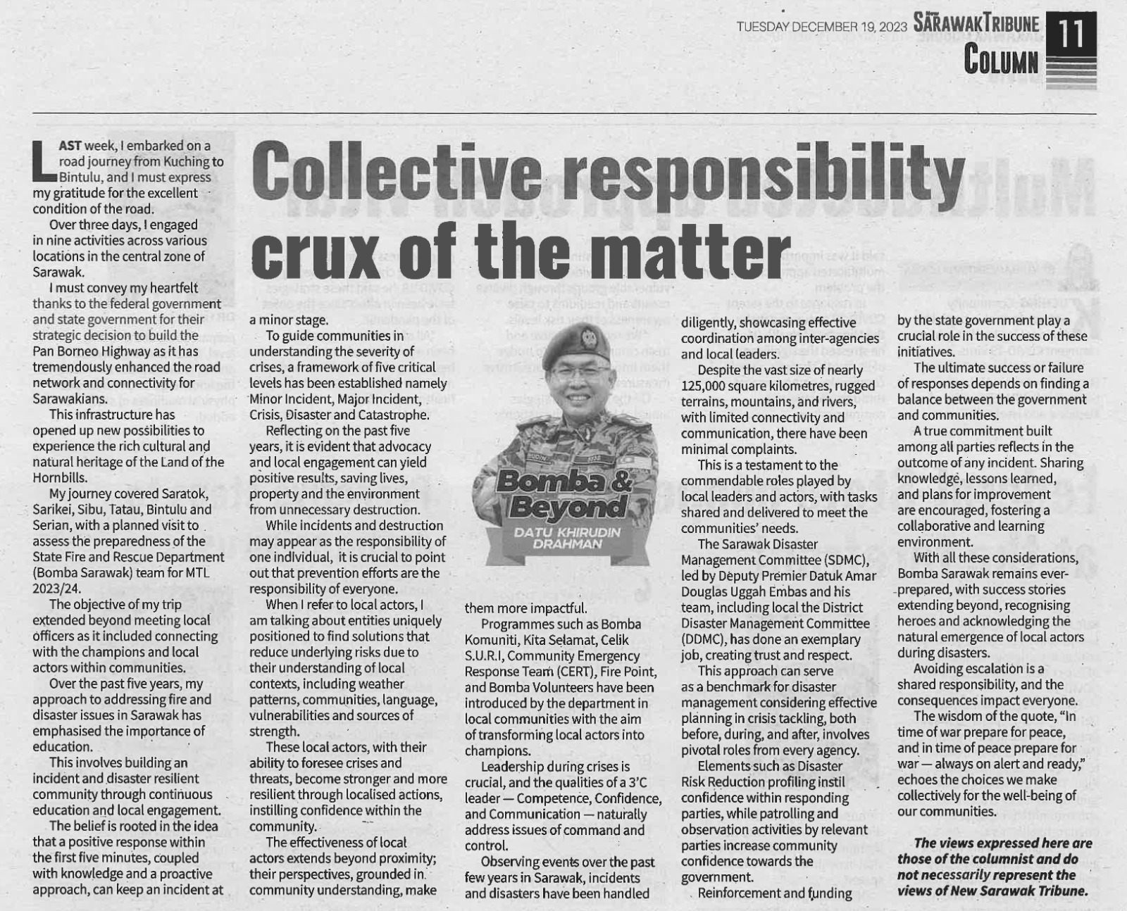 14. Collective responsibility crux of the matter