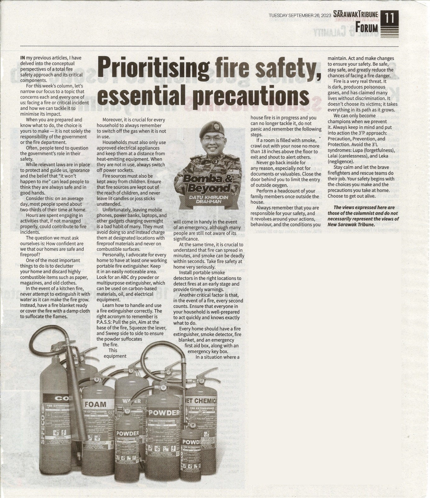 8. Prioritising fire safety essential precautions