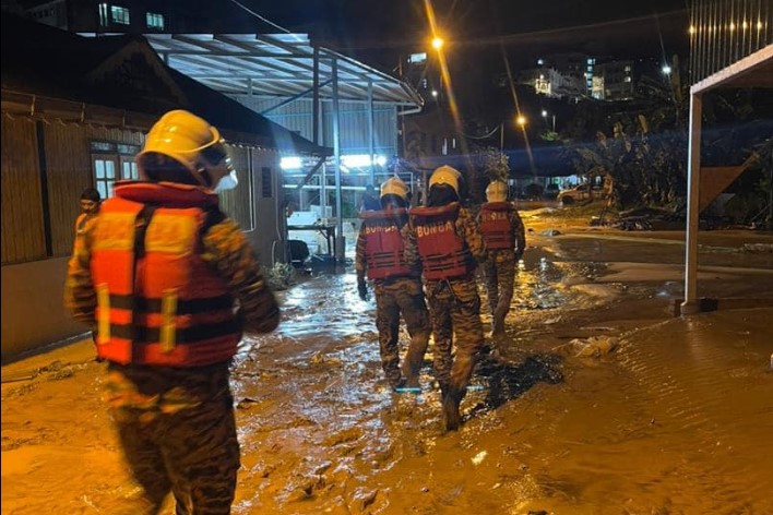 14 KELUARGA TERLIBAT BANJIR DI CAMERON HIGHLANDS PAHANG