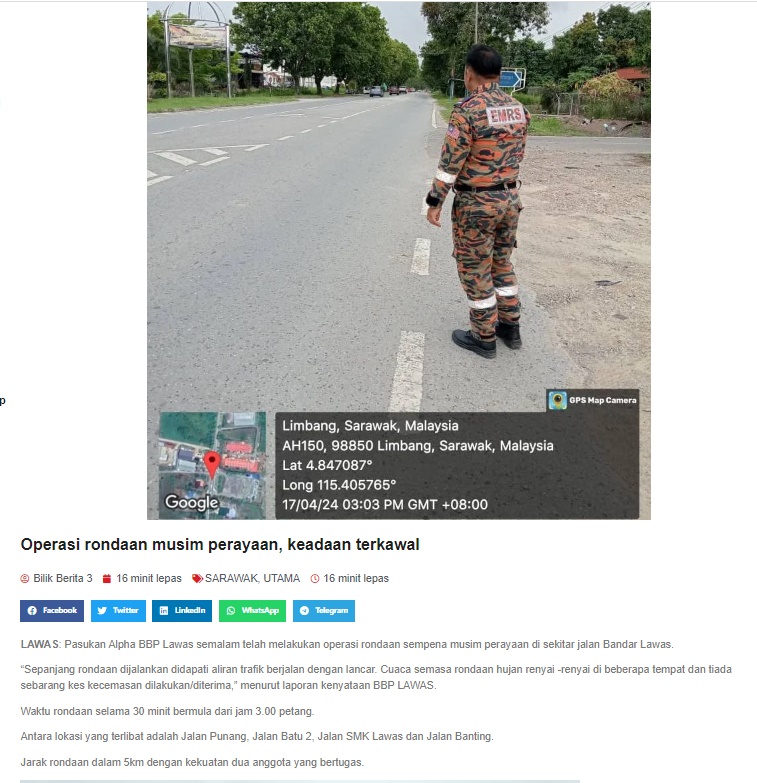 Operasi Rondaan Musim Perayaan