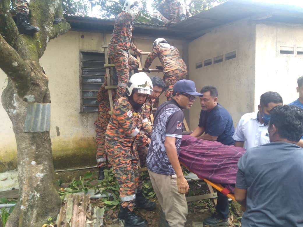 LELAKI WARGA EMAS TIDAK SEDARKAN DIRI DI ATAS BUMBUNG RUMAH DISAHKAN MAUT